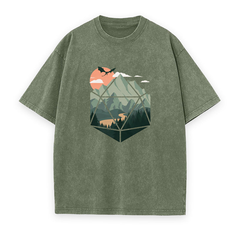 Dice Mountain Unisex Tee