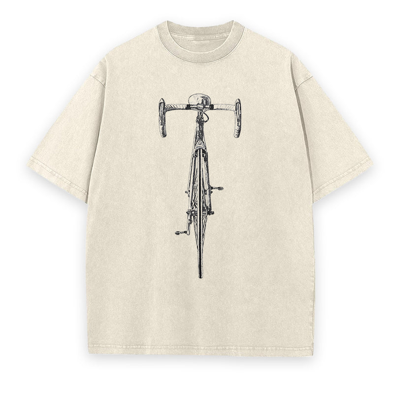 Classic Steel Single Speed Front Profile Unisex Tee