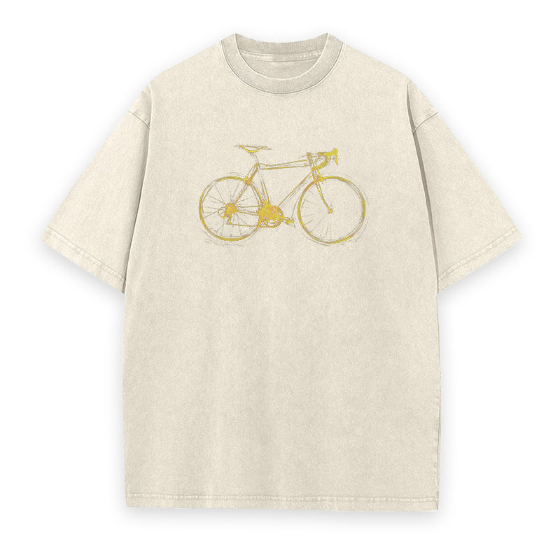 Gold Bike Tee