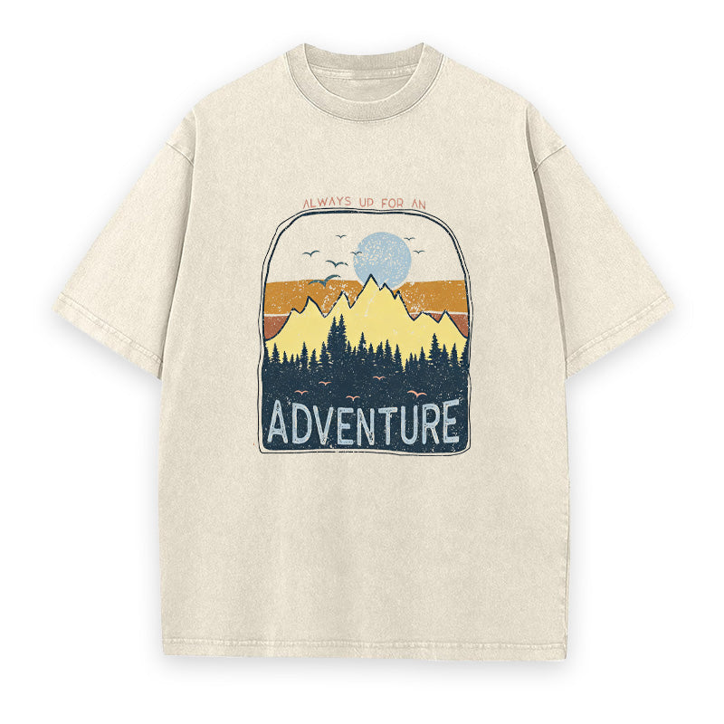 Retro Mountain Adventure Unisex Tee