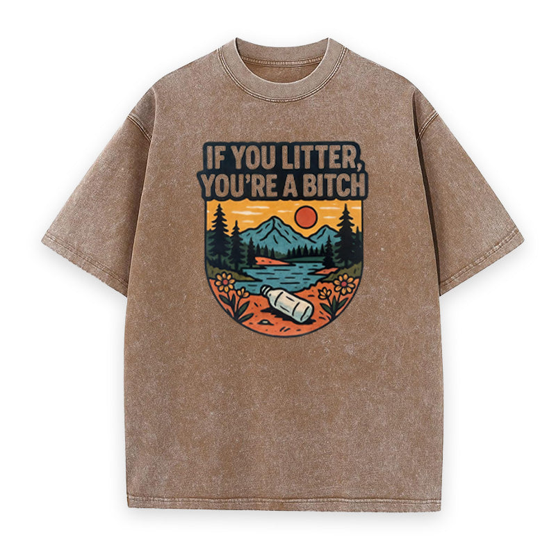 Protect Parks Stop Littering Unisex Tee