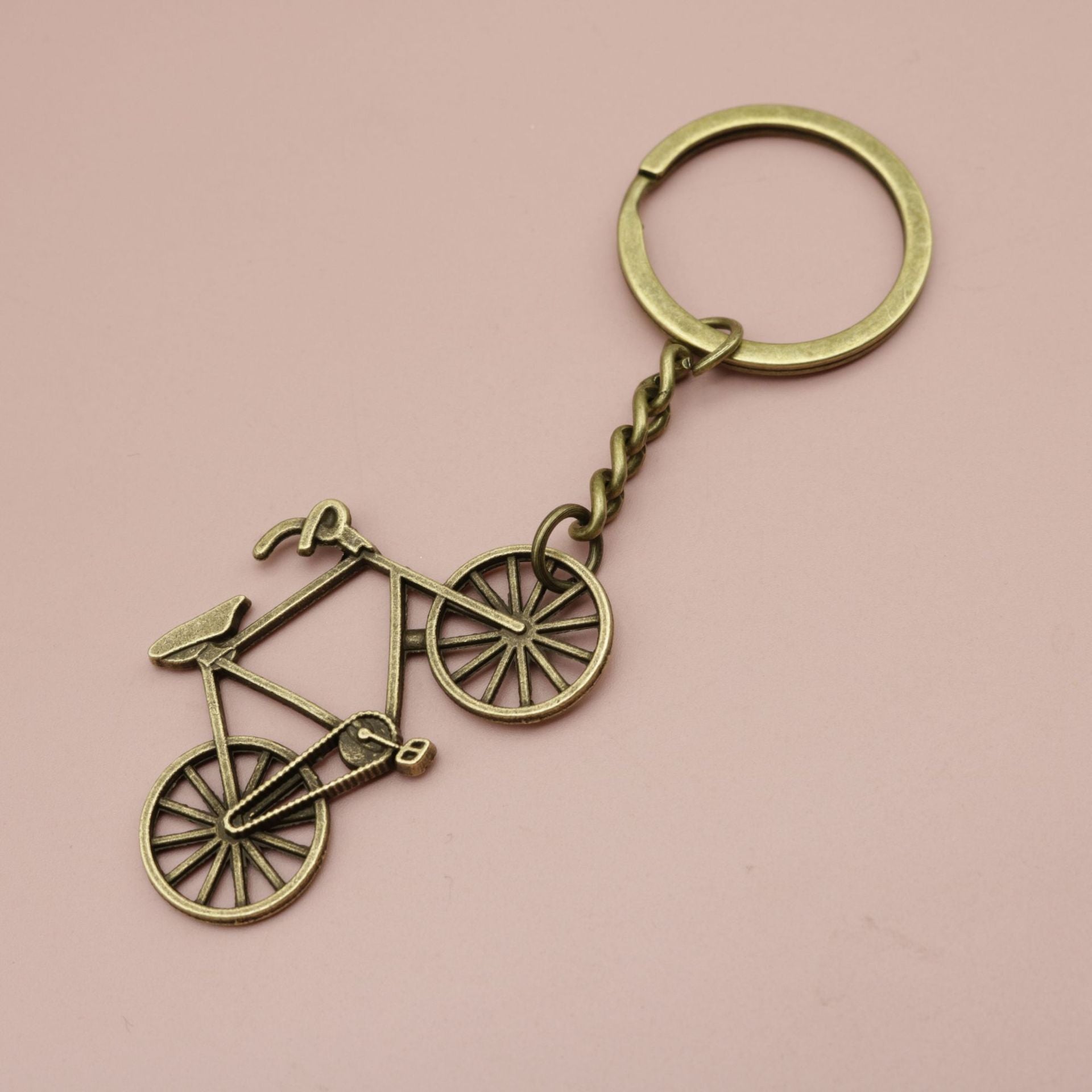 Minimalist Bicycle Keychain Accessory