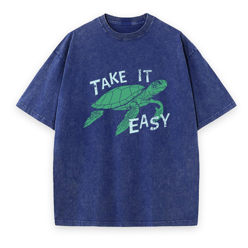 Take It Easy Sea Turtle Unisex Tee