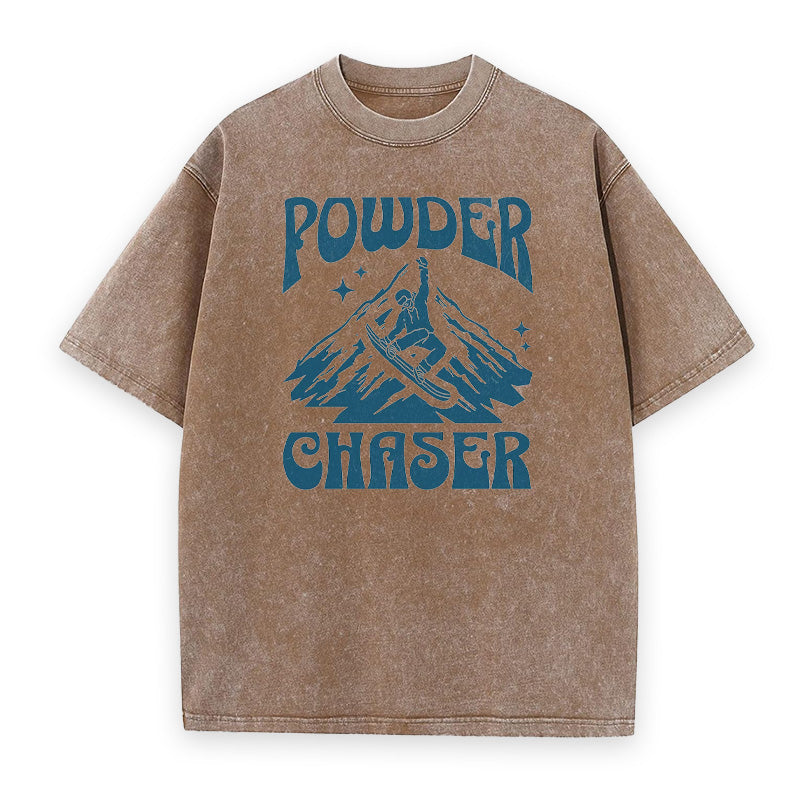 Powder Chaser Snowboard Unisex Tee