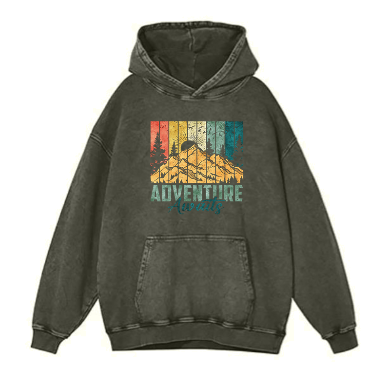 Retro Adventure Awaits hoodies