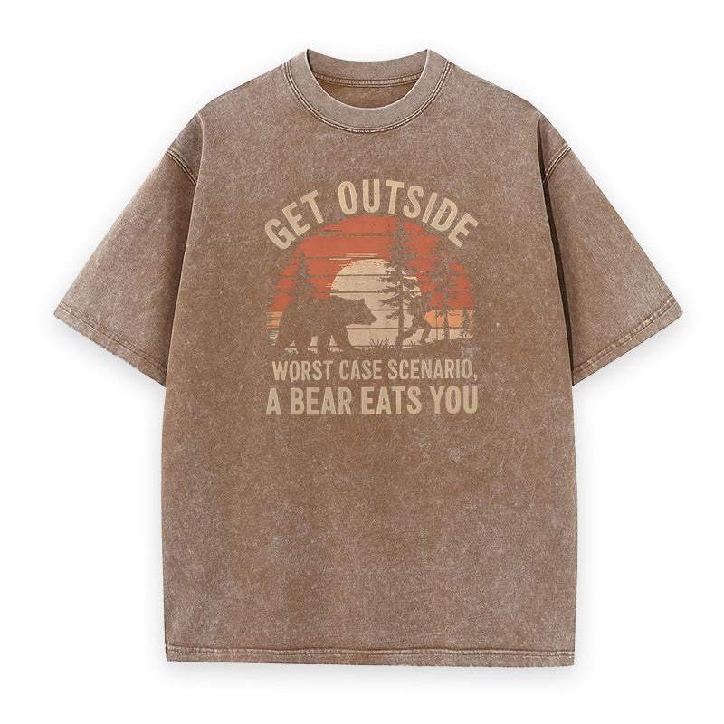 Go Outside Worst Case Scenario Unisex Tee