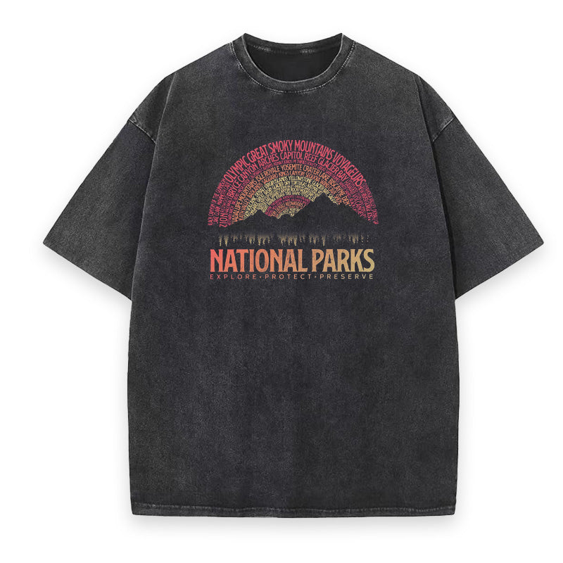National Parks Sunset Unisex Tee