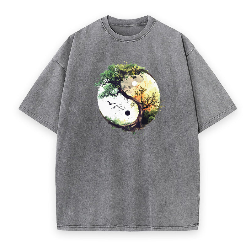 Yin Yang Tree Unisex Tee