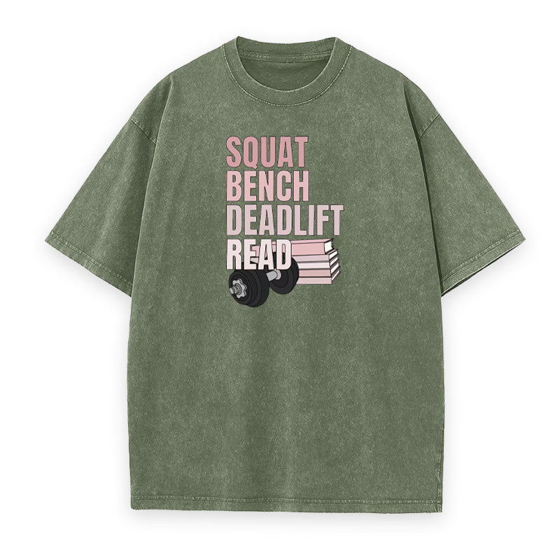Squat Bench Deadlift Read Unisex Tee