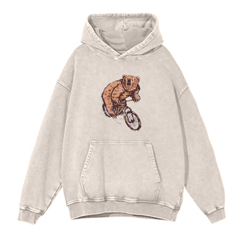 Bear On Bike hoodies