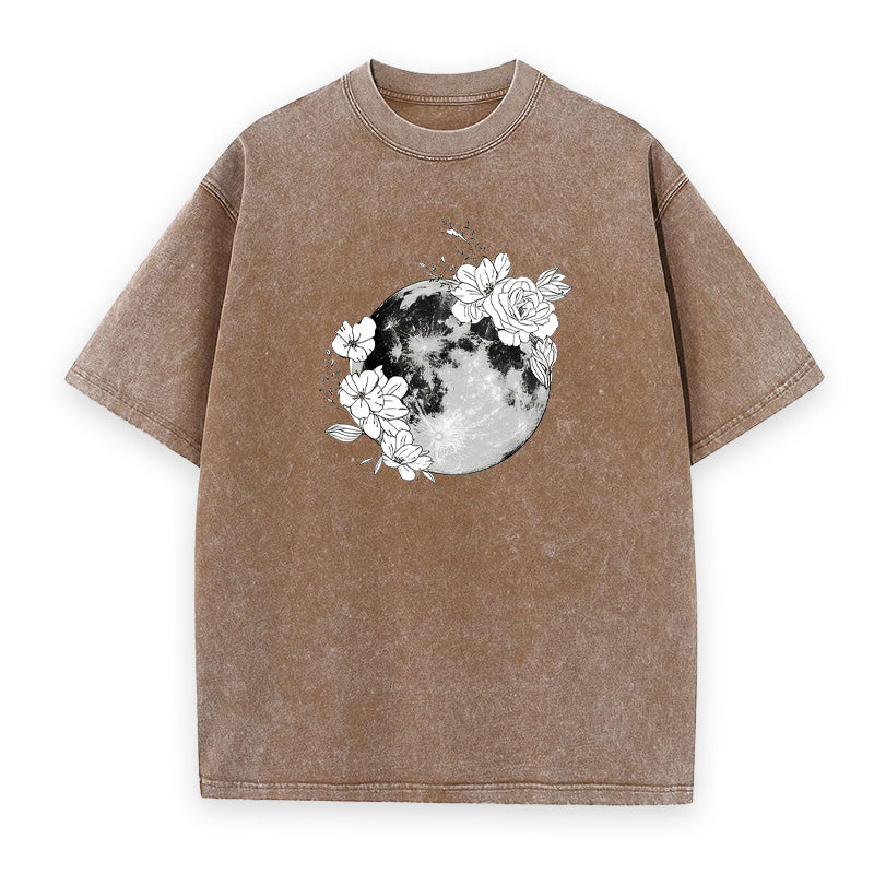 Floral Moon Unisex Tee
