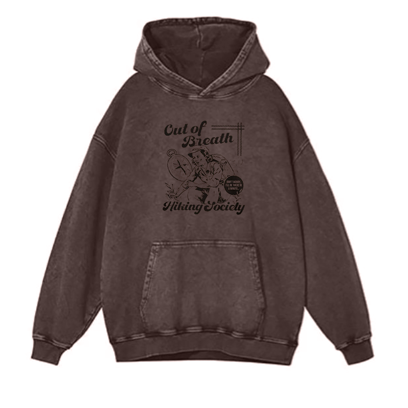 Out Of Breath Hiking Society hoodies