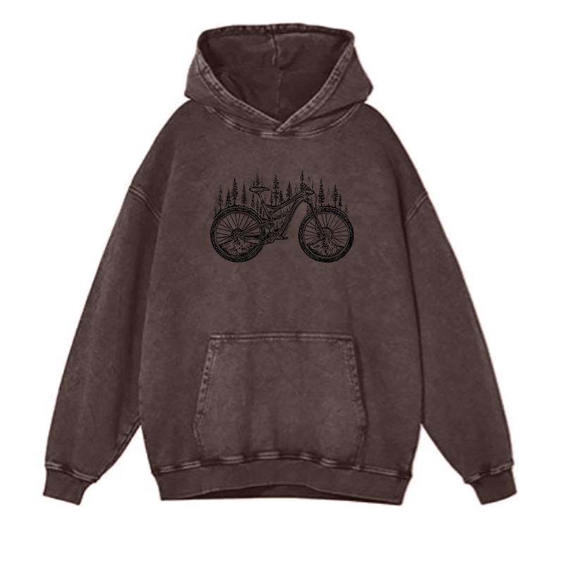 Forested Bicycle hoodies