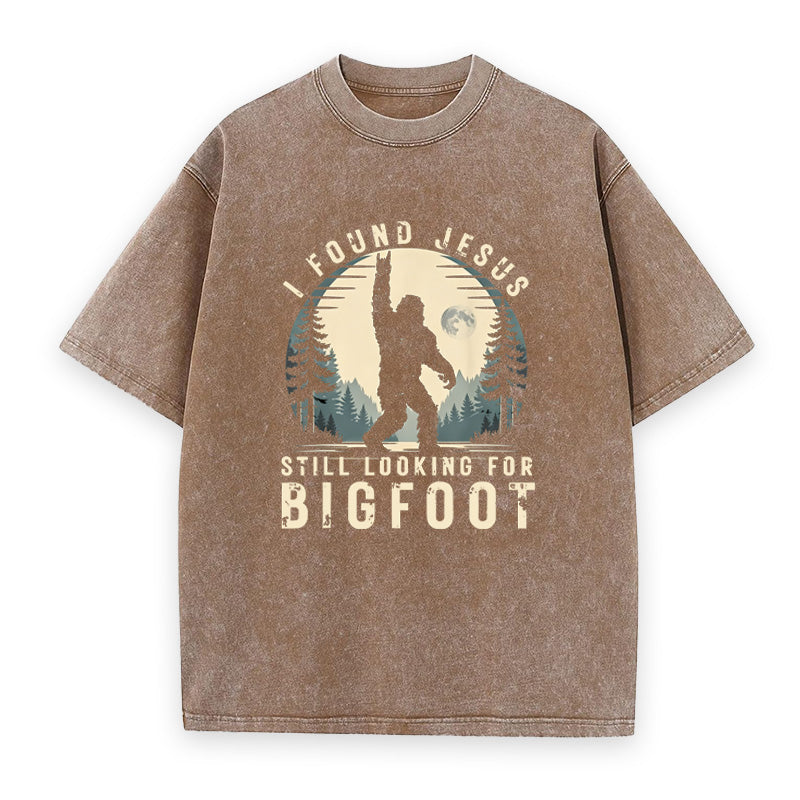Found Jesus Still Hunting Bigfoot Unisex Tee