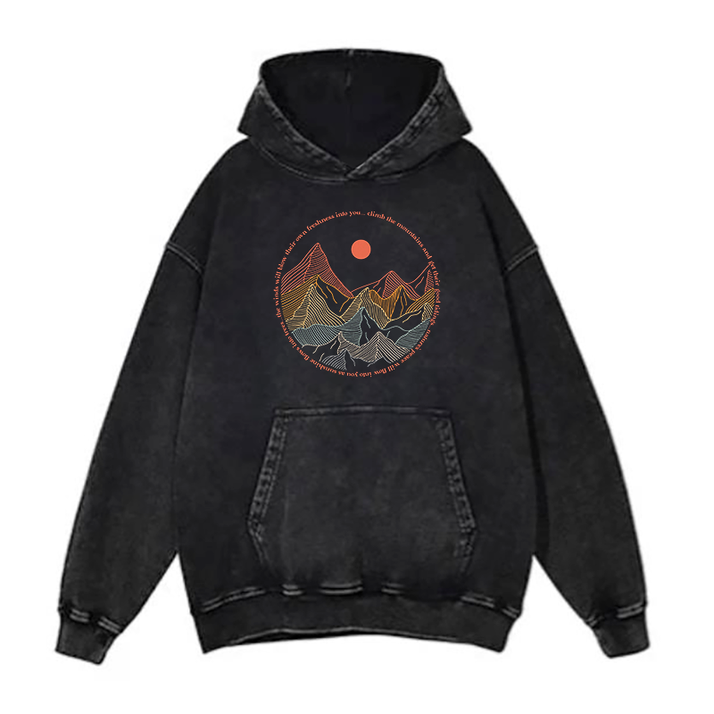 Climb the Mountains hoodies