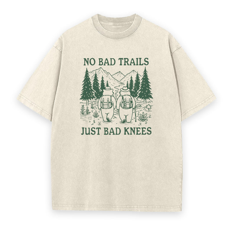 No Bad Trails Just Bad Knees Unisex Tee