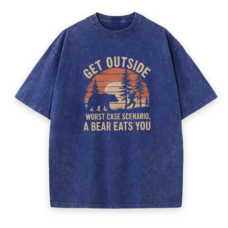 Go Outside Worst Case Scenario Unisex Tee