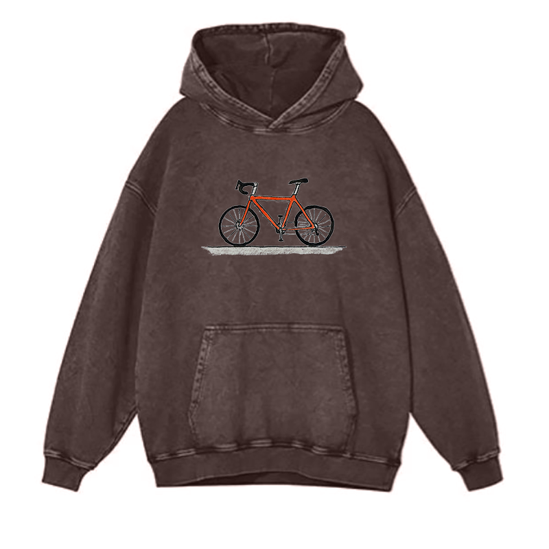 Red road bike hoodies