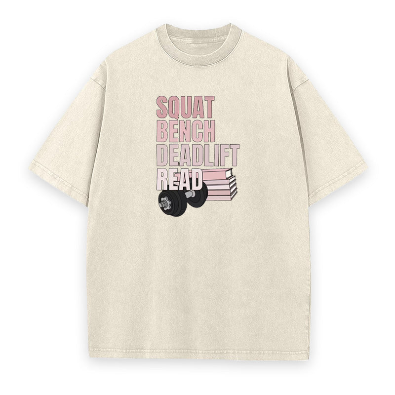Squat Bench Deadlift Read Unisex Tee