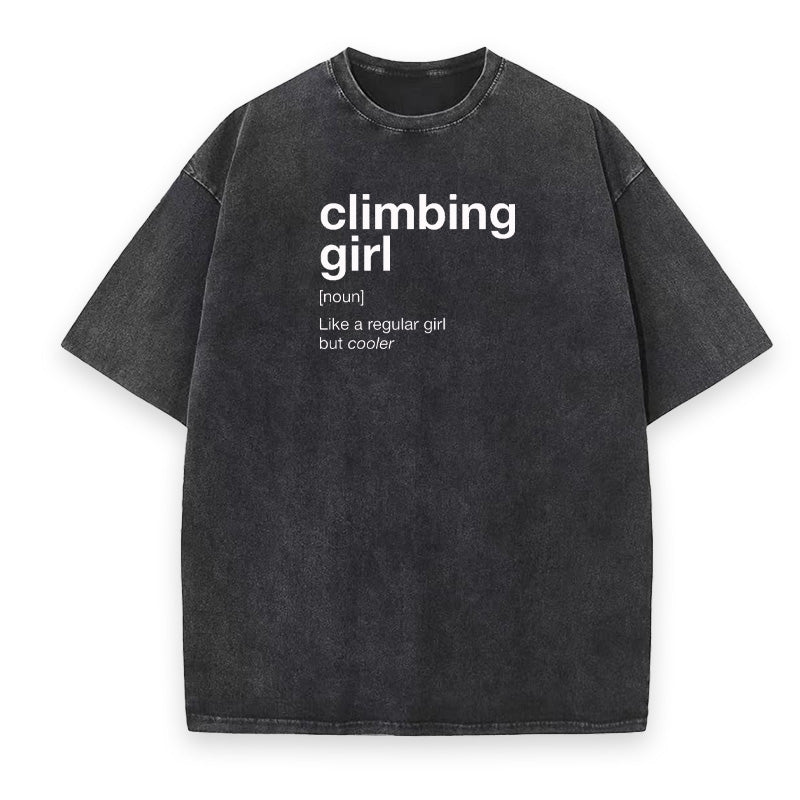Climbing Girl Unisex Tee