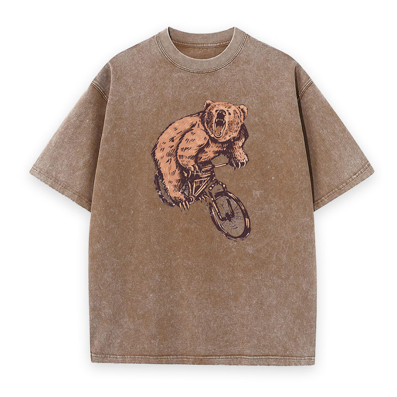 Bear On Bike Unisex Tee