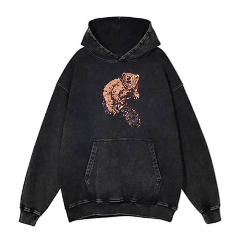 Bear On Bike hoodies