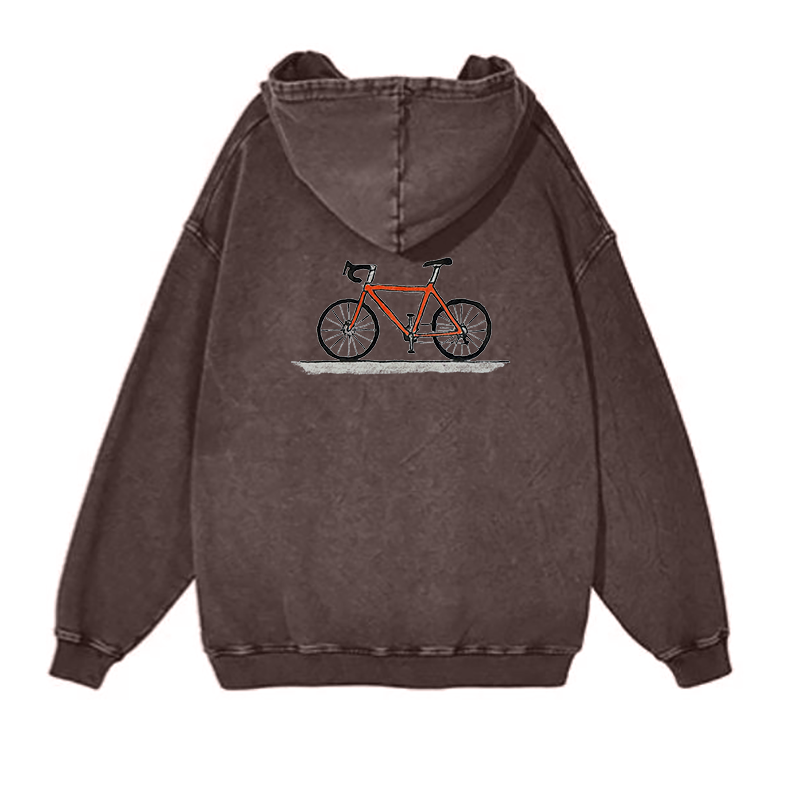 Red road bike Back design hoodies