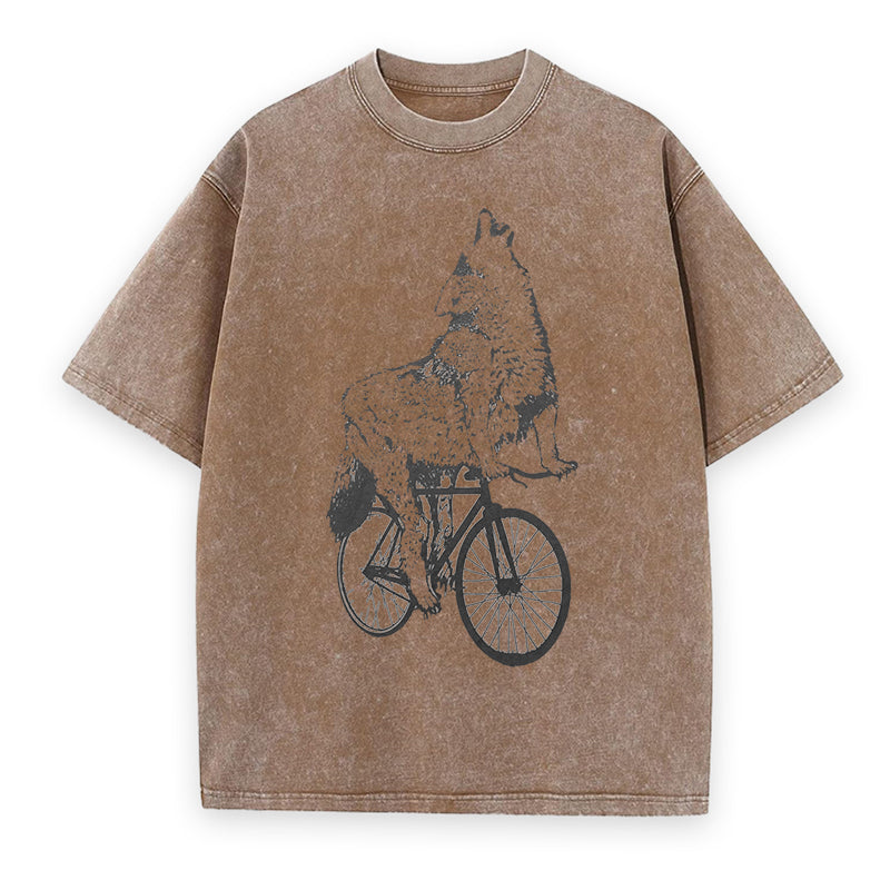 Wolf on Wheels Unisex Tee