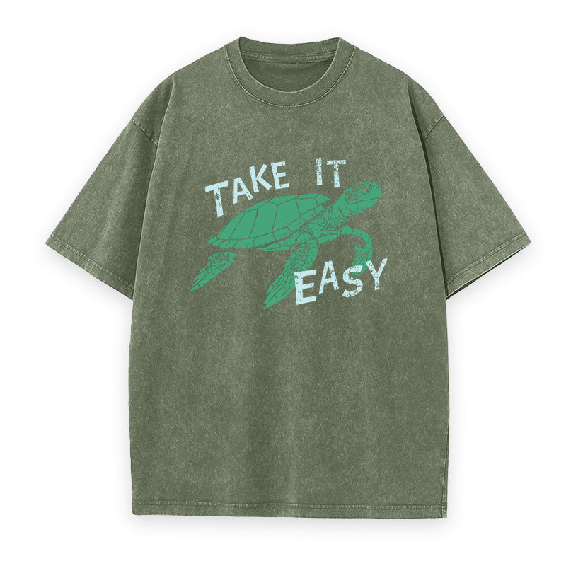 Take It Easy Sea Turtle Unisex Tee