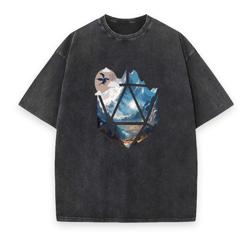 Snow Mountain View Unisex Tee