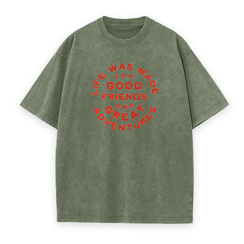 Good Friends & Great Adventures Unisex Tee