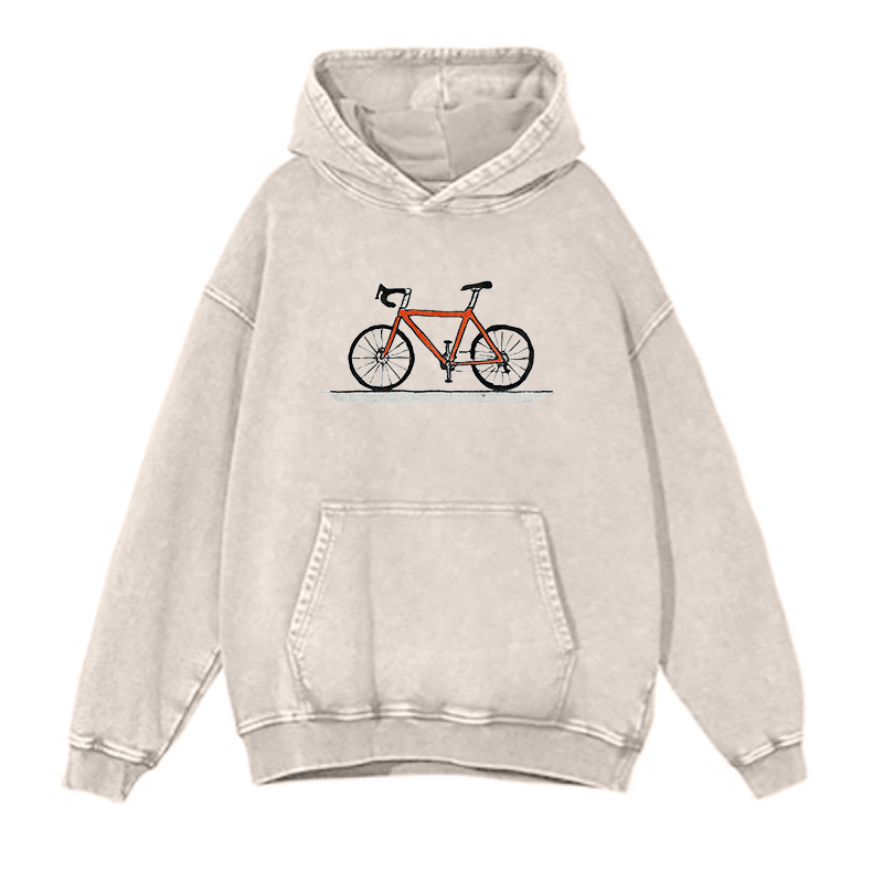 Red road bike hoodies