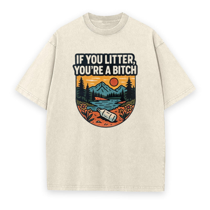 Protect Parks Stop Littering Unisex Tee