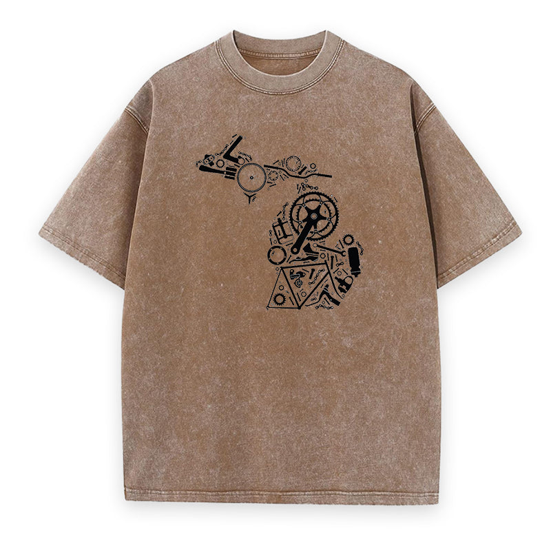 Bike Components Breakdown Unisex Tee
