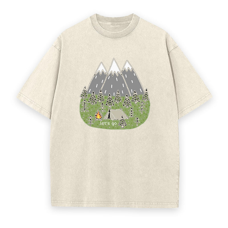 Camping mountain Tee