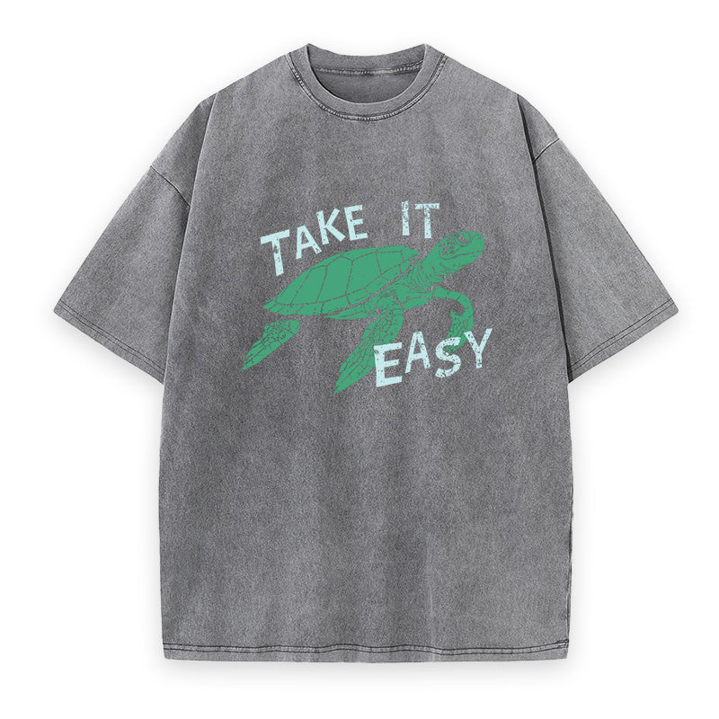 Take It Easy Sea Turtle Unisex Tee