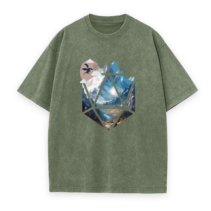 Snow Mountain View Unisex Tee