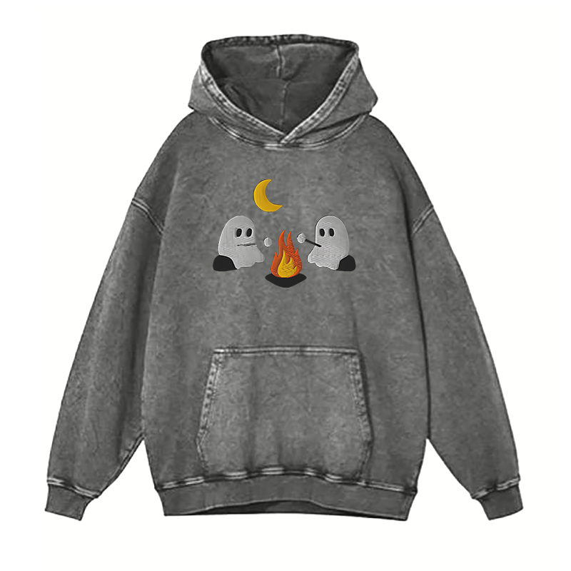 Cute Ghosts Camping hoodies