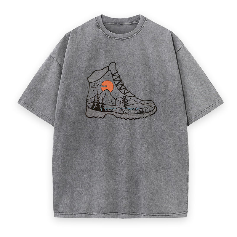 Hiking Boot Unisex Tee