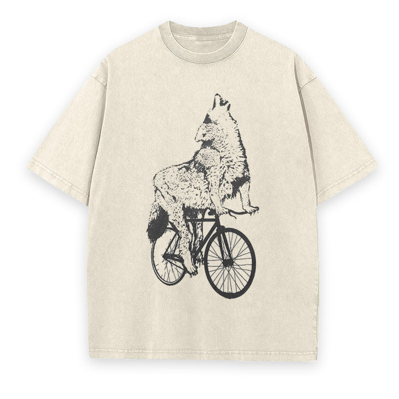 Wolf on Wheels Unisex Tee