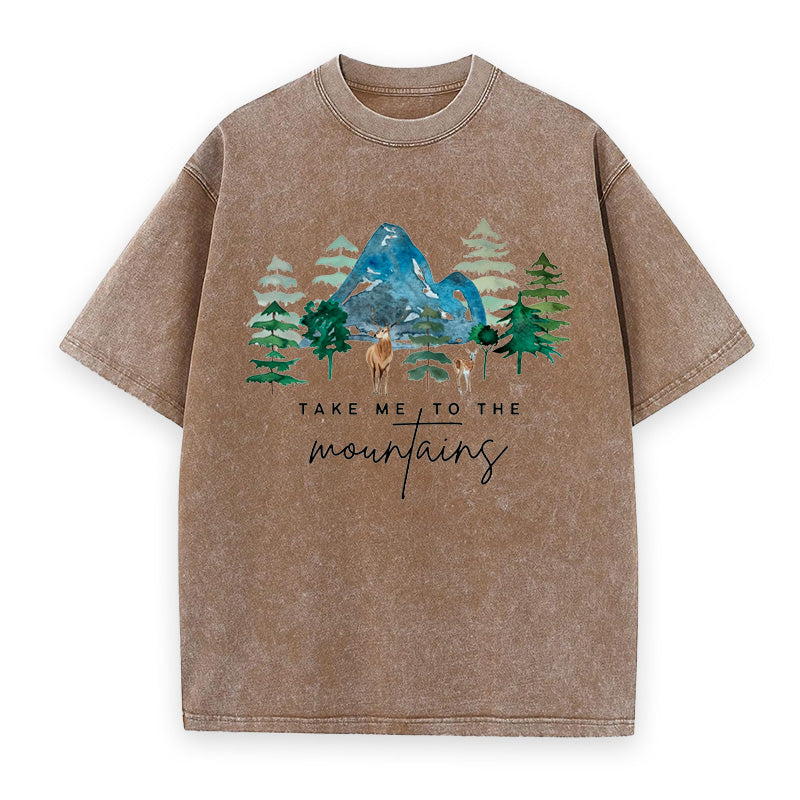 TAKE ME TO THE MOUNTAINS Unisex Tee