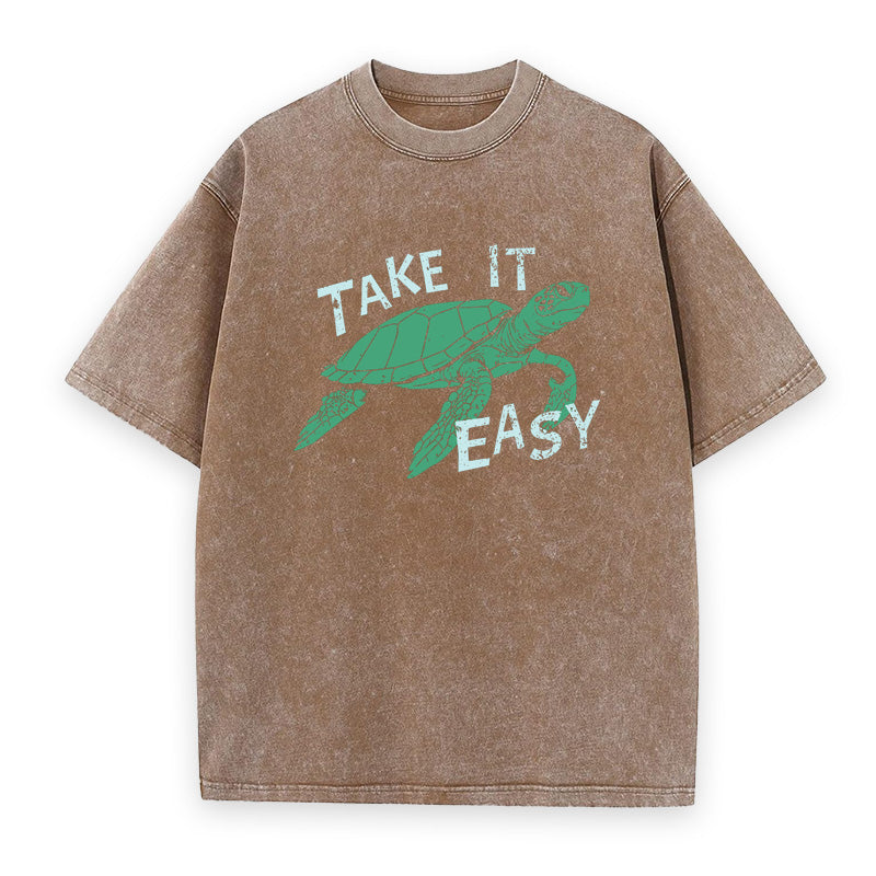 Take It Easy Sea Turtle Unisex Tee