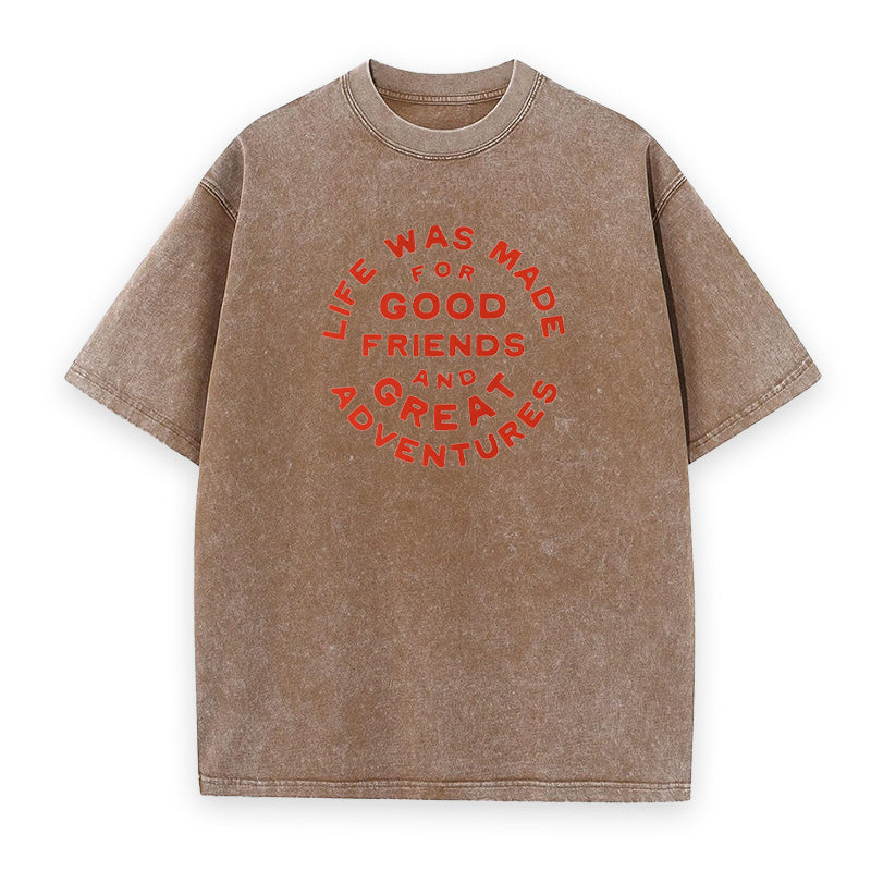 Good Friends & Great Adventures Unisex Tee
