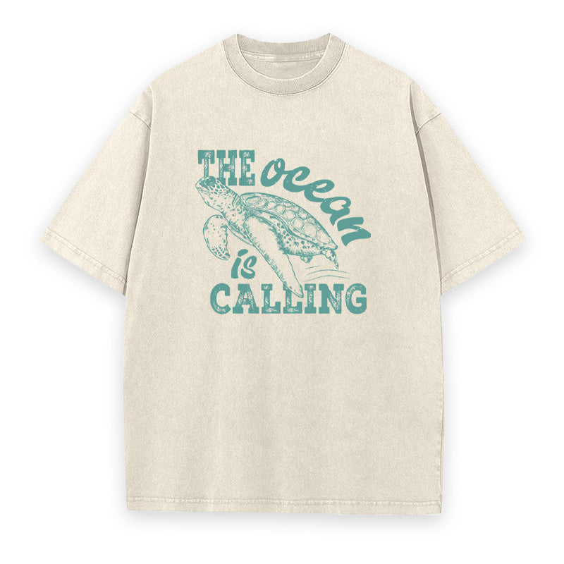 The Ocean Is Calling Unisex Tee