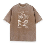 1890 Bicycle Patent Unisex Tee