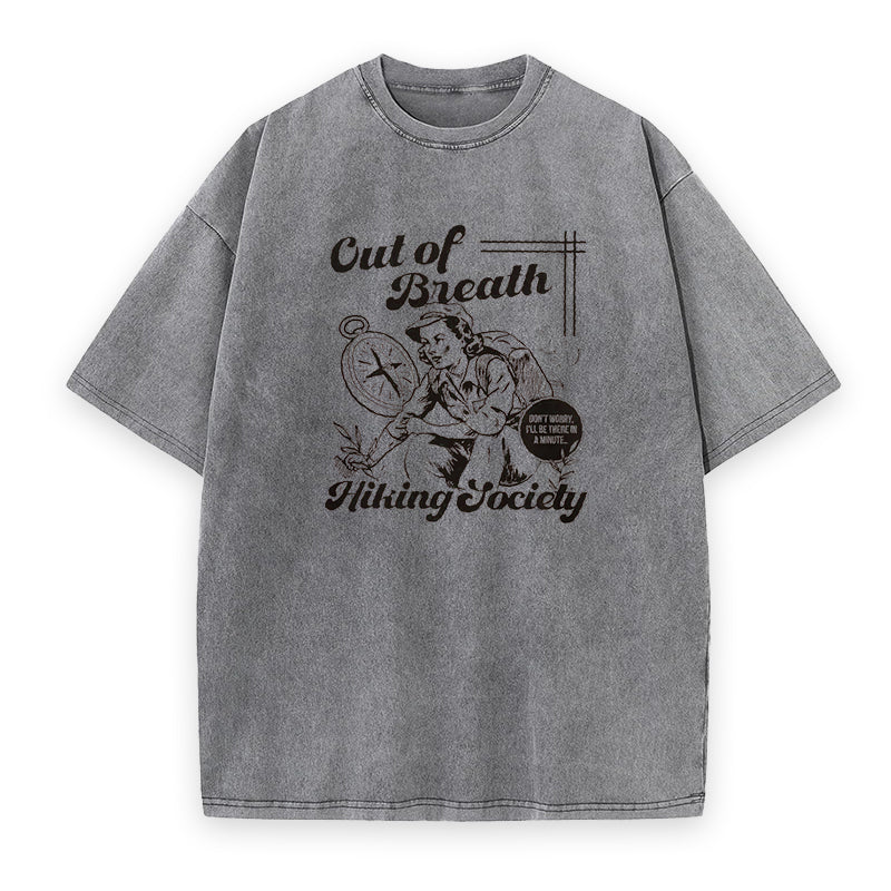 Out Of Breath Hiking Society Unisex Tee