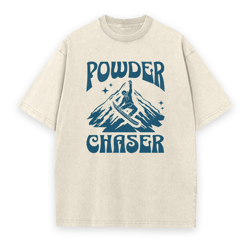 Powder Chaser Snowboard Unisex Tee
