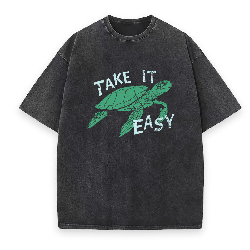 Take It Easy Sea Turtle Unisex Tee