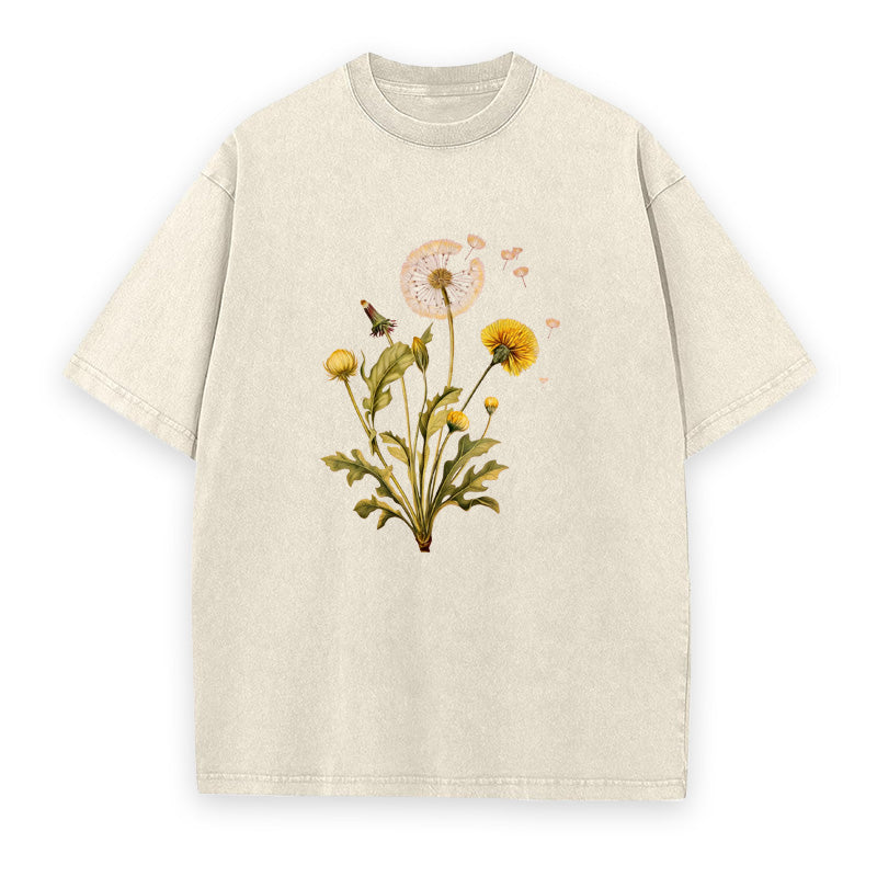 Vintage Dandelion Botanical Unisex Tee