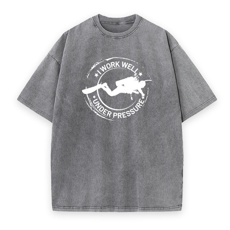 I Work Well Under Pressure Diver Unisex Tee
